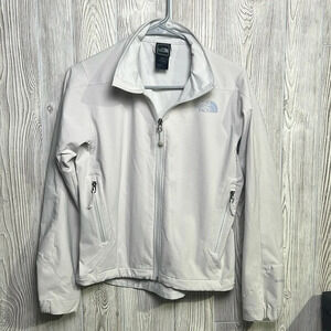 The North Face Womens Apex Bionic Soft Shell Jacket Size S/P Ivory White